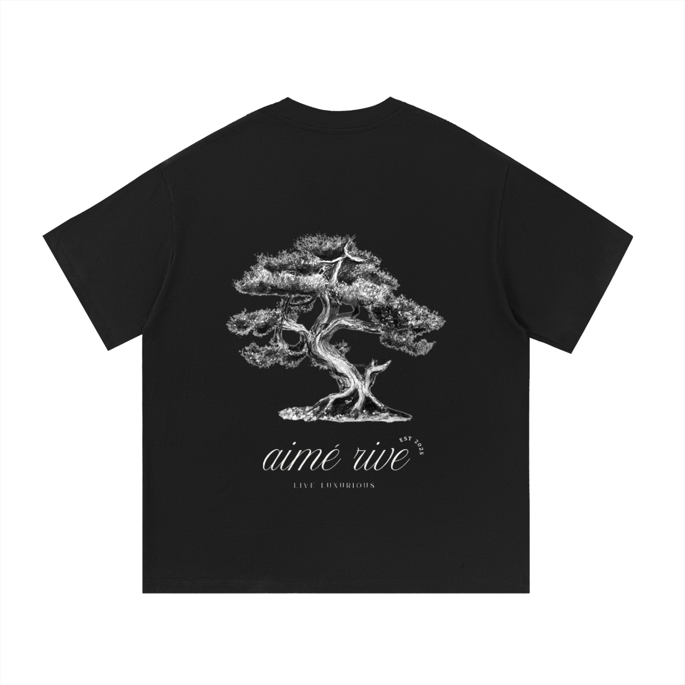 bonsai,tee,t-shirt,elegant,simple,aime rive,comfort